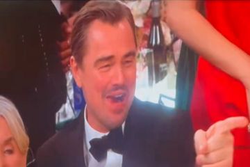 דיקפריו התפוצץ בהפסקת הפרסומות וזה התפוצץ ברשת